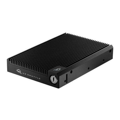 OWC U2 Shuttle Four-Slots for M.2 NVMe SSD to U.2 adapter carrier (for 3.5-inch bays) OWC U2 Shuttle Four-Slots for M.2 NVMe SSD to U.2 adapter carrier (for 3.5-inch bays)